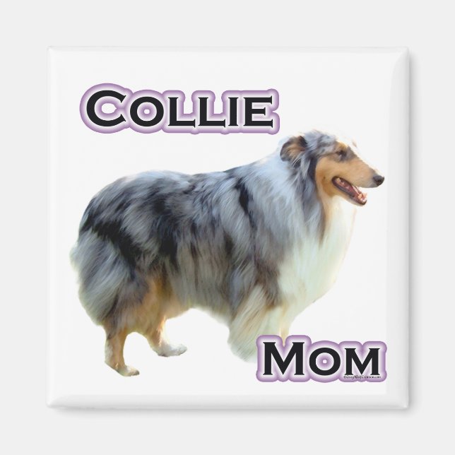 Collie Mum 4 - Magnet (Front)
