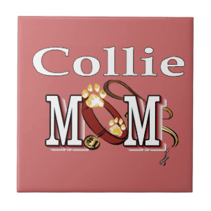 Collie Mum Gifts Tile