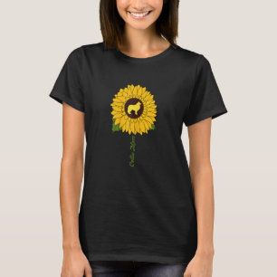 Collie Mum Sunflower Rough Collie Dog Mum Mama 1 T-Shirt