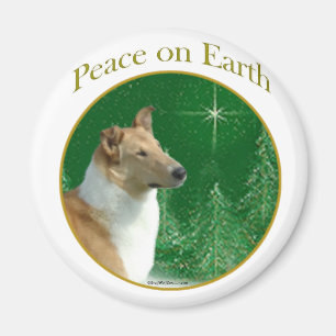 Collie Peace on Earth Magnet