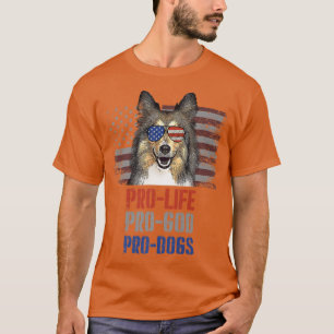 Collie Pro Life Pro God Pro Dogs Premium T-Shirt