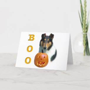 Collie (smooth) Boo Holiday Card
