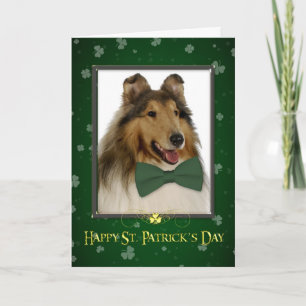 Collie St. Patrick's Card
