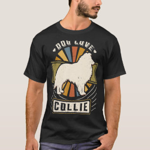 Collie Vintage Classic Retro Dog T-Shirt
