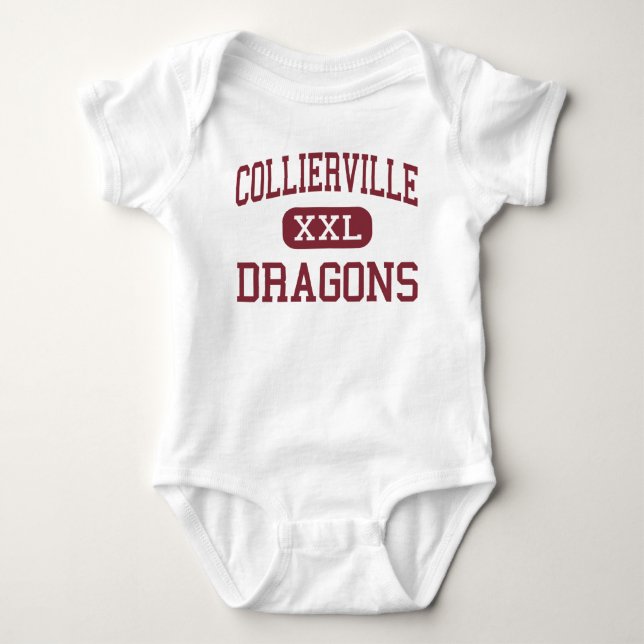 Collierville - Dragons - High - Collierville Baby Bodysuit (Front)