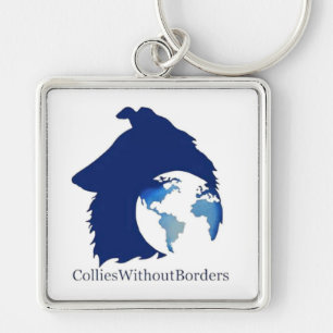 ColliesWithoutBorders log Key Ring