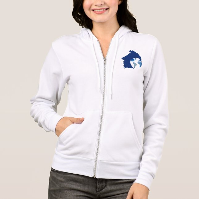 ColliesWithoutBorders logo Hoodie (Front)