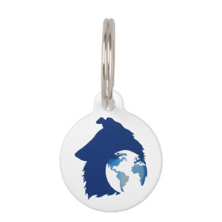 ColliesWithoutBorders Logo Pet Tag