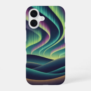 Collines aux Aurores Rétro iPhone 16 Case