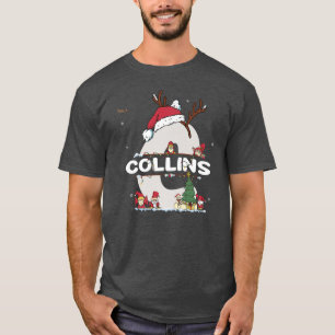 Collins Christmas w Collins Name for funny Xmas P T-Shirt
