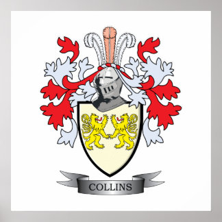 Collins Coat of Arms Poster