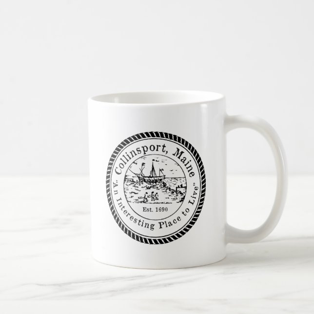 Collinsport, Maine Official Seal Coffee Mug (Right)