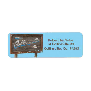 Collinsville California Return Address Label 2
