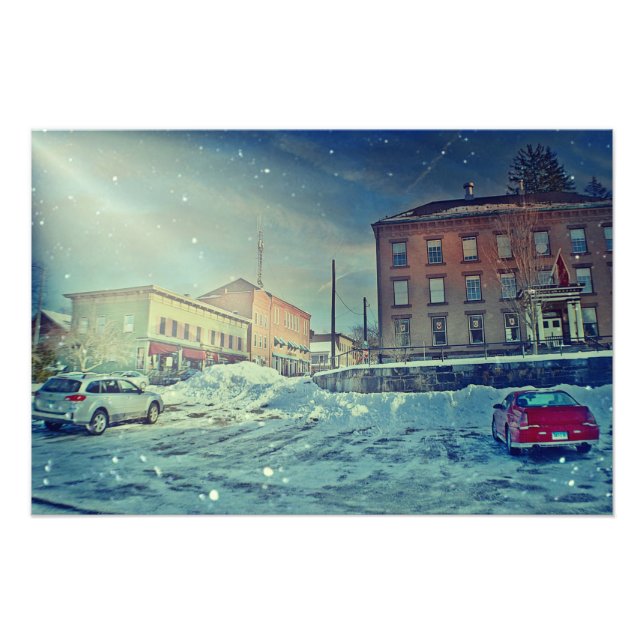 Collinsville Snowscene Photo Enlargement (Front)