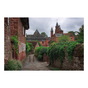 Collonges-la-Rouge, the red village photo print