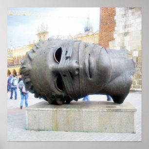 Collossus head poster