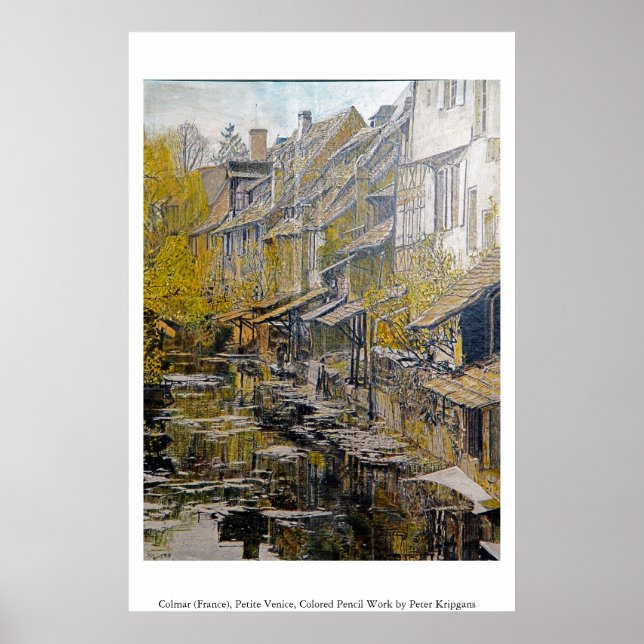 Colmar (France), Petite Venice Poster (Front)