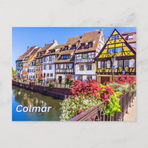 Colmar, France Petite Venice Water Canal  Postcard