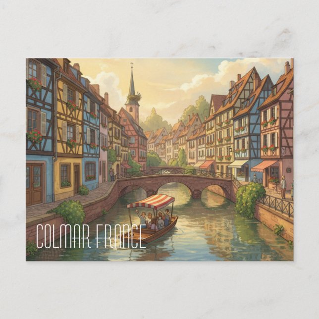 Colmar France Postcard (Front)