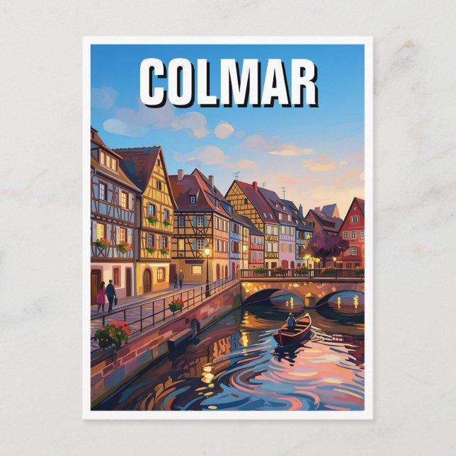 Colmar Little Venice Postcard (Front)