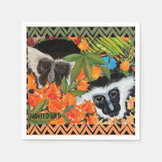 Colobus friends napkin