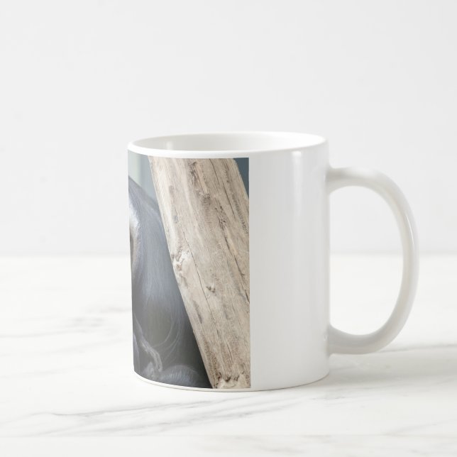 Colobus polykomos coffee mug (Right)