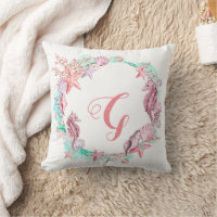Coloful Pastel Under the Sea Monogram