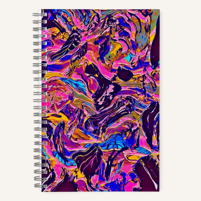 Coloful Psychedelic Notebook (Front)