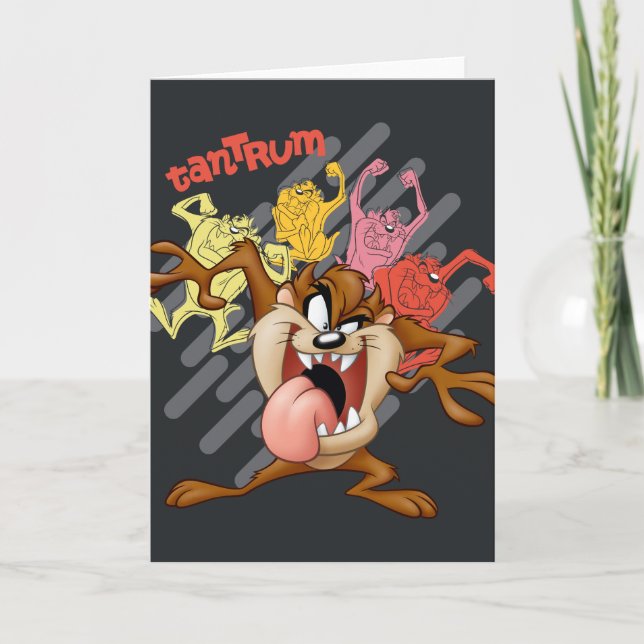Coloful "Tantrum" TAZ™ Card (Front)