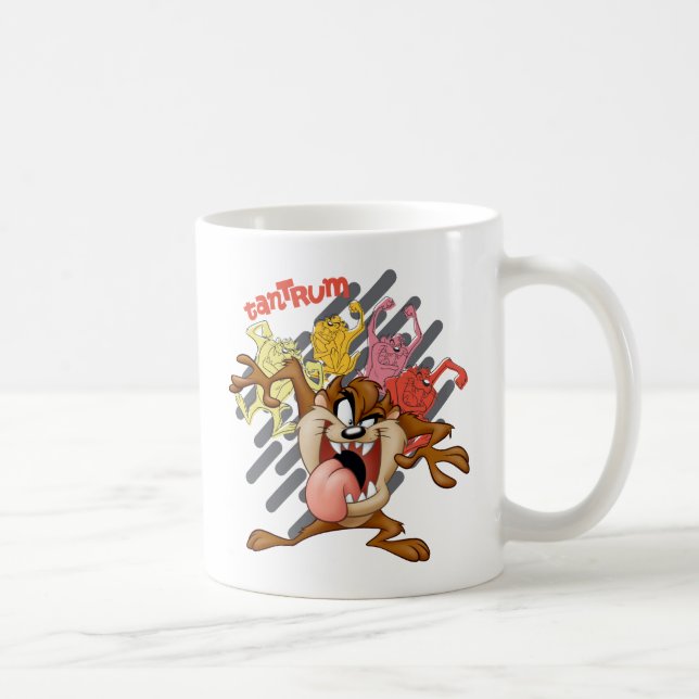 Coloful "Tantrum" TAZ™ Coffee Mug (Right)