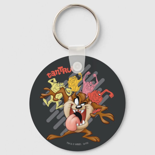 Coloful "Tantrum" TAZ™ Key Ring (Front)