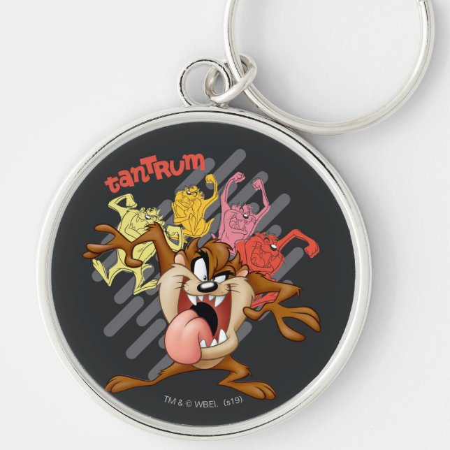 Coloful "Tantrum" TAZ™ Key Ring (Front)