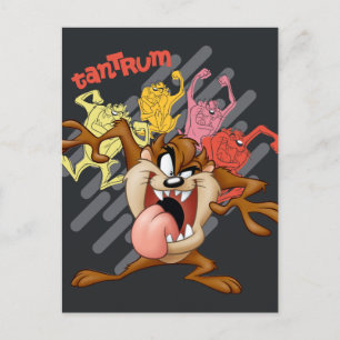 Coloful "Tantrum" TAZ™ Postcard