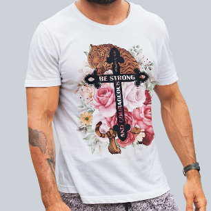 Coloful Tiger Be Strong And Courageous Shirt