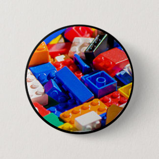 Coloful Toy Brick Pile 6 Cm Round Badge