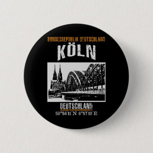 Cologne 6 Cm Round Badge