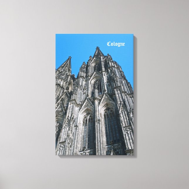 Cologne Cathedral Canvas Print (Front)