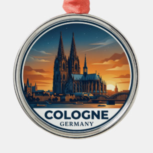 Cologne Cathedral Germany Metal Tree Decoration