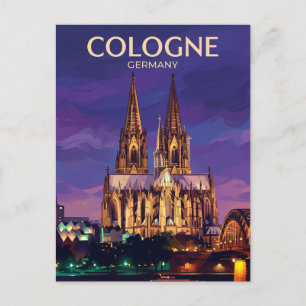 Cologne Cathedral Germany Postcard