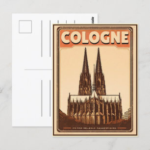 Cologne Cathedral, Köln germany holiday Postcard