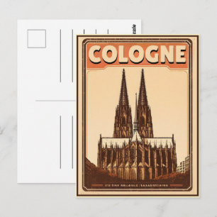 Cologne Cathedral, Köln germany holiday Postcard