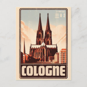 Cologne Cathedral, Köln germany holiday Postcard