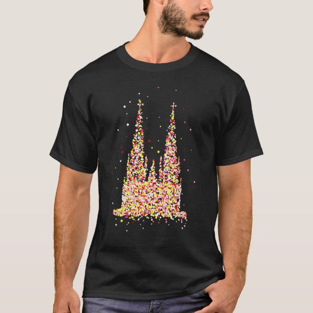 Cologne Cathedral Kölsch Cologne Carnival Outfit 1 T-Shirt (Front)