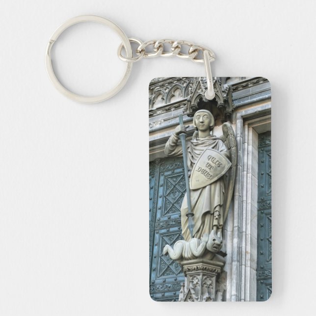 Cologne Cathedral Statue Key Ring (Front)