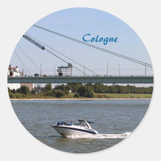 Cologne Classic Round Sticker (Front)