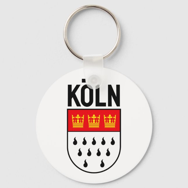 Cologne coat of arms (Germany) Key Ring (Front)