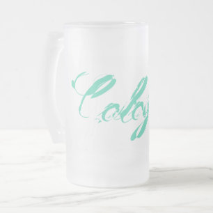 Cologne - Colonia - Cologne am Rhein Frosted Glass Beer Mug