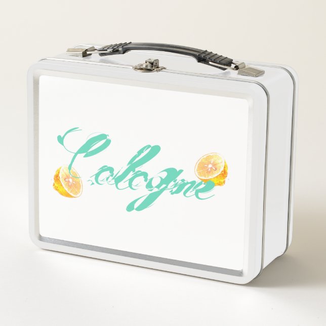 Cologne - Colonia - Cologne on the Rhine Metal Lunch Box (Front)