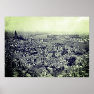 Cologne devastated – Zerstörtes Köln WW2 1945 Poster