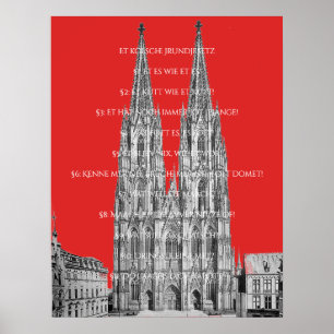 Cologne Dome Cologne Cologne The Cologne Basic Law Poster